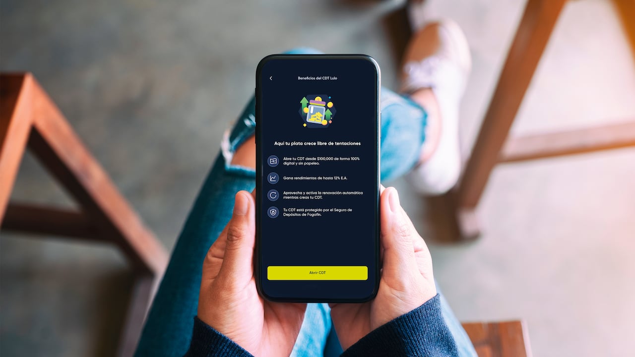 Lulo Bank habilitó sus CDT digitales con tasas desde el 12 % E.A.