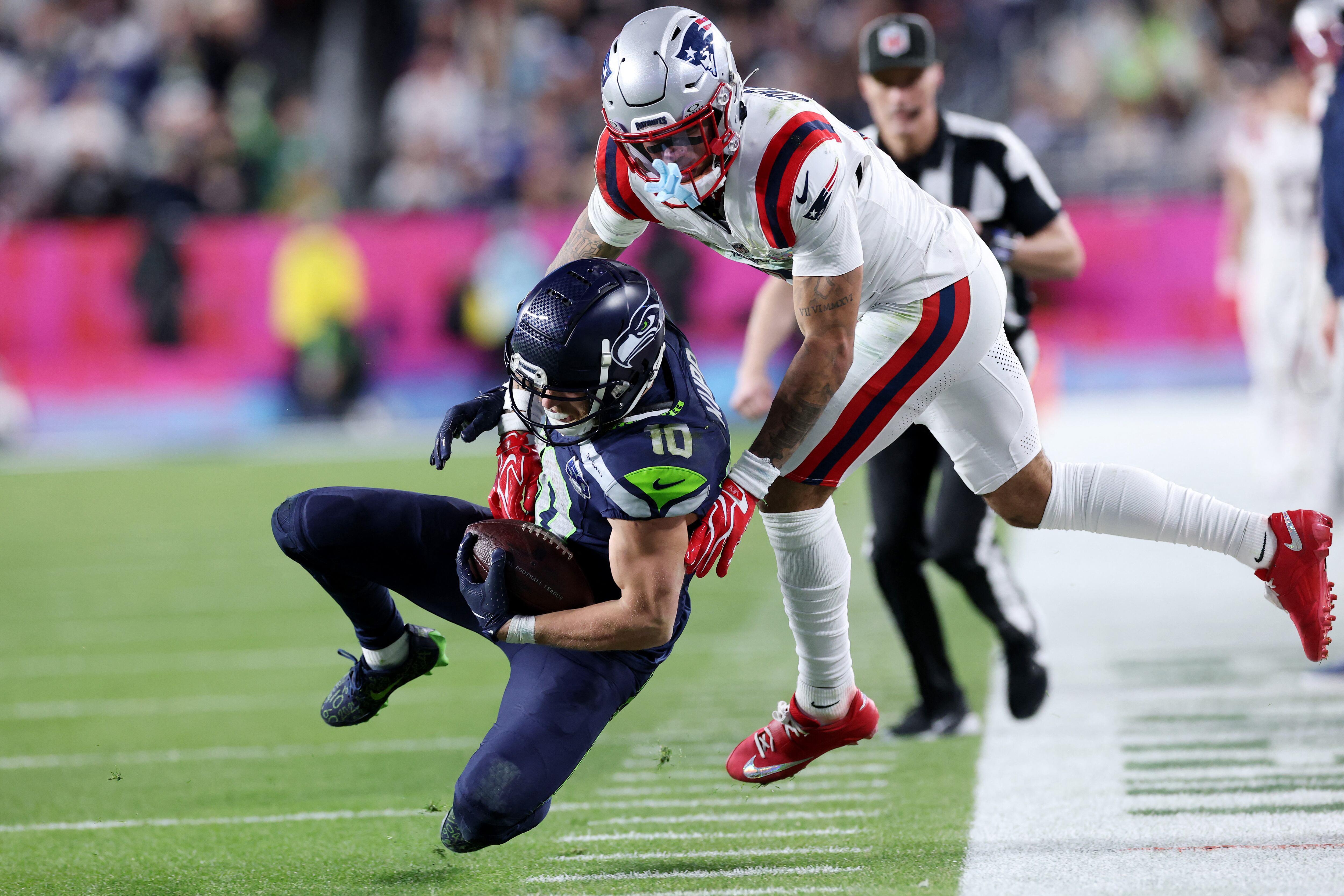 Christian González evitó un ‘Touchdown’ del equipo rival para que ampliara su marcador.