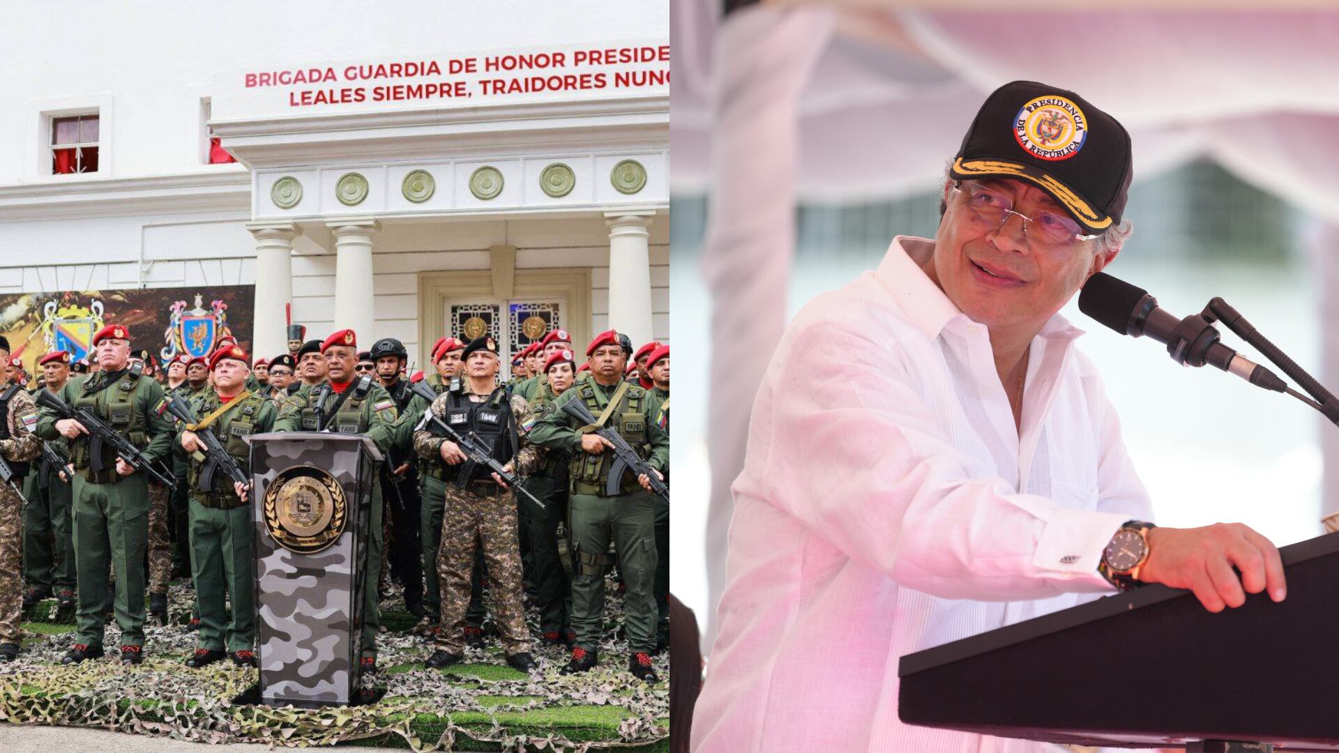 El presidente Gustavo Petro respaldó a Venezuela.