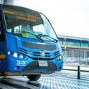 Un conductor y usuario se fueron a golpes al interior de un bus de SITP.