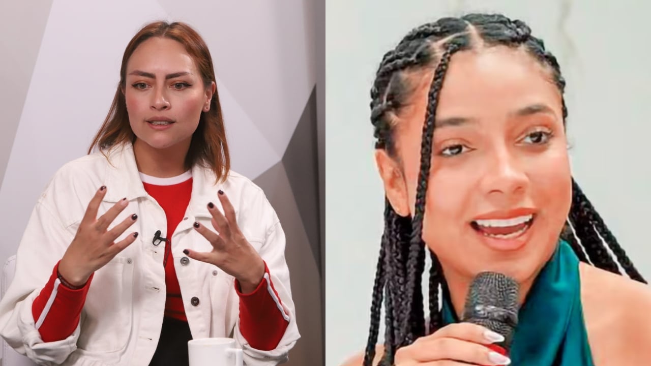 De izquierda a derecha: Laura Daniela ‘Lalis’ Beltrán y Juliana Guerrero.