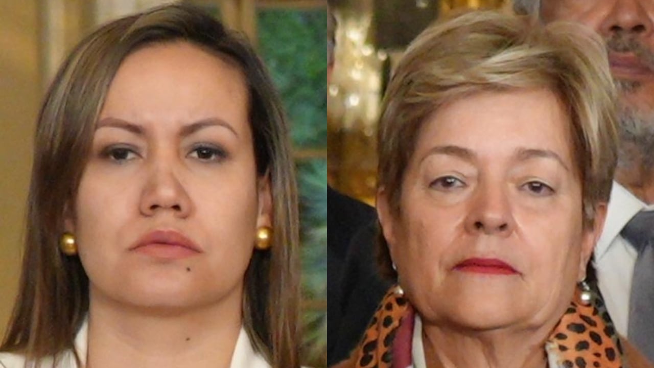 Carolina Corcho y Gloria Inés Ramírez.