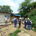 Una estructura que hace parte del cerramiento del colegio La Salle cedió, ocasionando un alto riesgo sobre las viviendas en la parte inferior