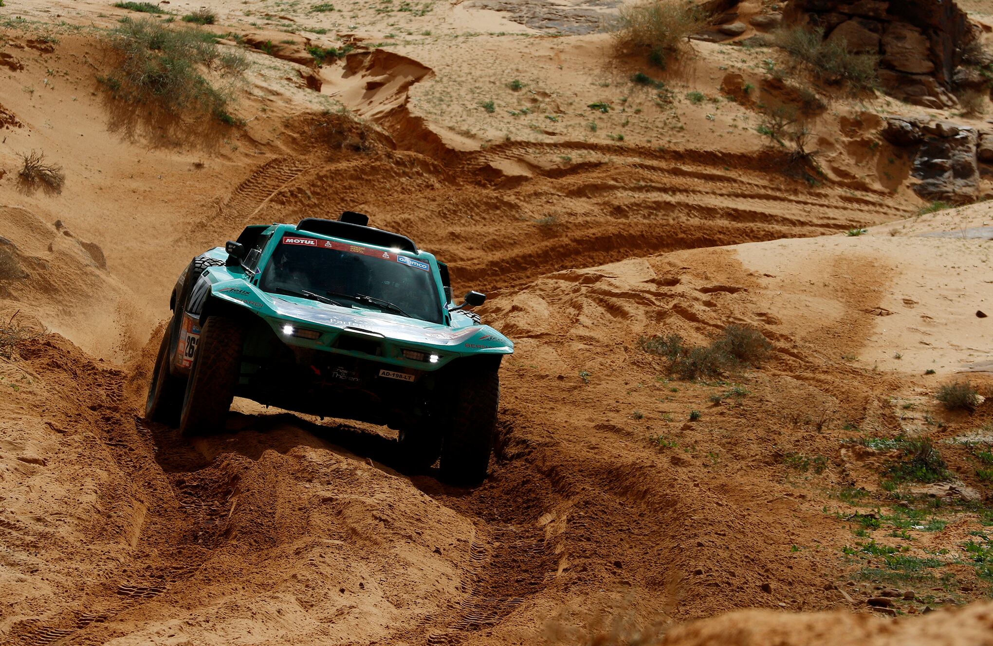 En imágenes : Los vehículos todoterreno compiten en el agotador Rally Dakar