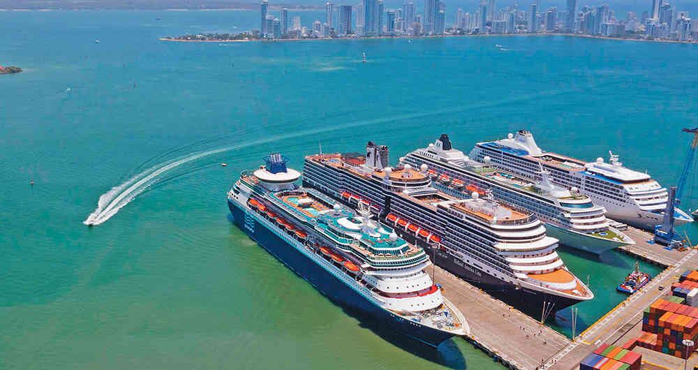 Cartagena concentra el 97 por ciento de la operación de cruceros en Colombia.