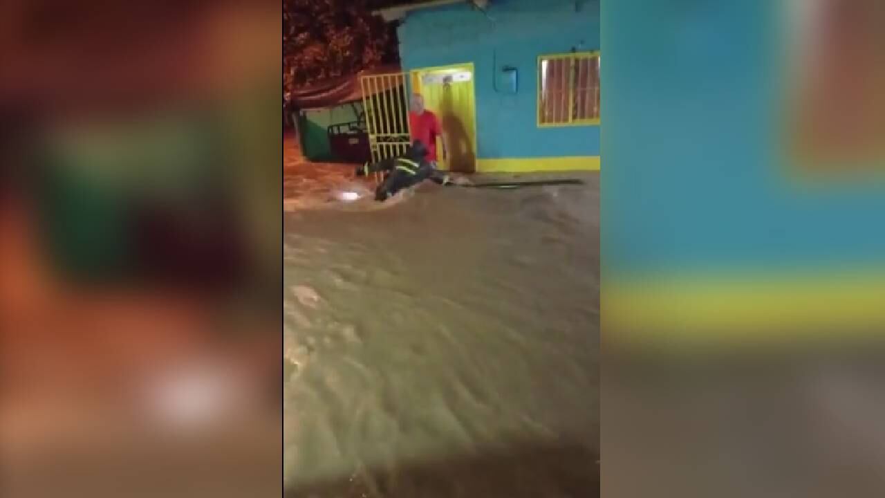 En San Carlos Antioquia se declaró la emergencia por las fuertes lluvias. Foto: Twitter @denunciasantio2.