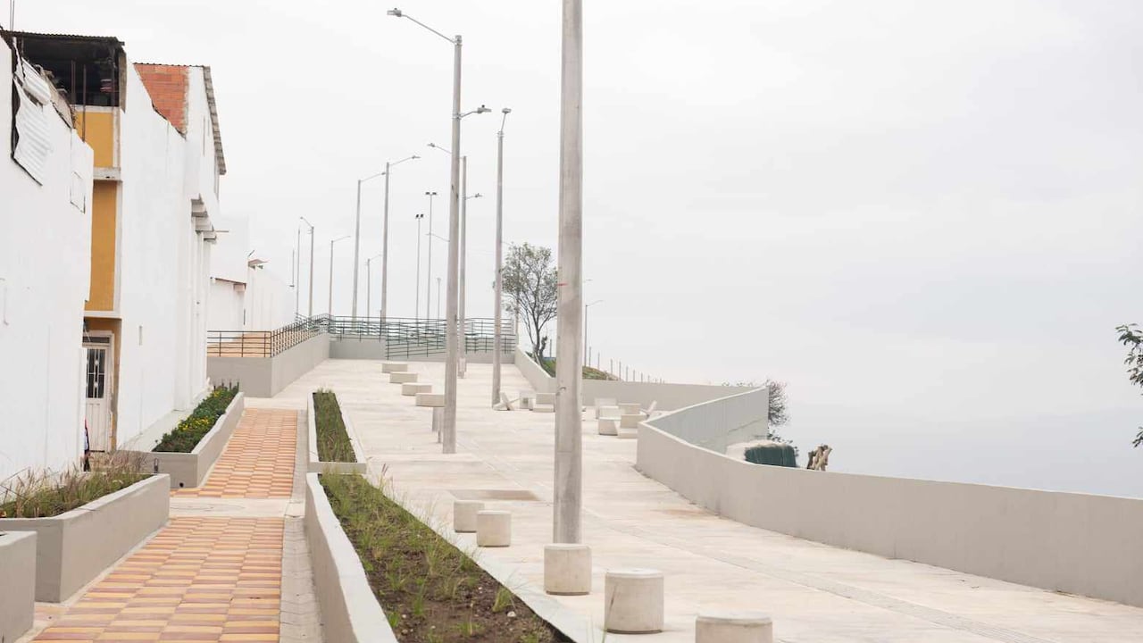 Alameda Illimaní en Ciudad Bolívar, en Bogotá.