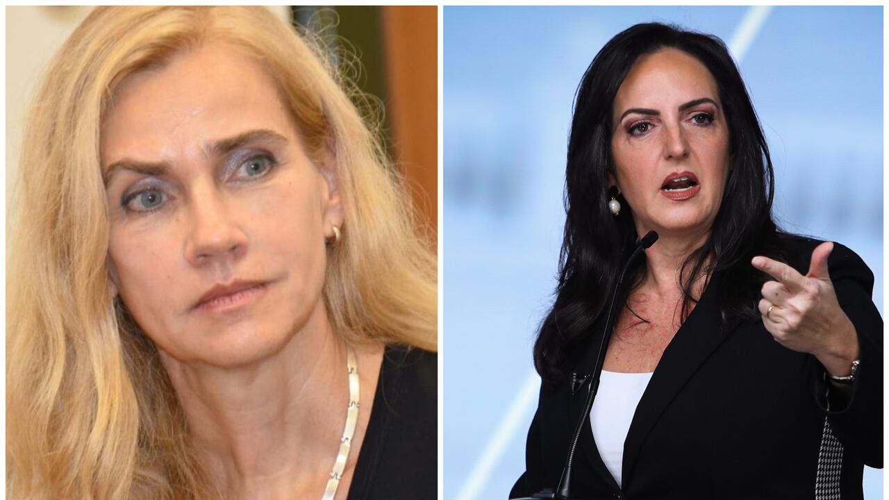 Embajadora de Alemania en Colombia, Marian Schuegraf, y la senadora María Fernanda Cabal.