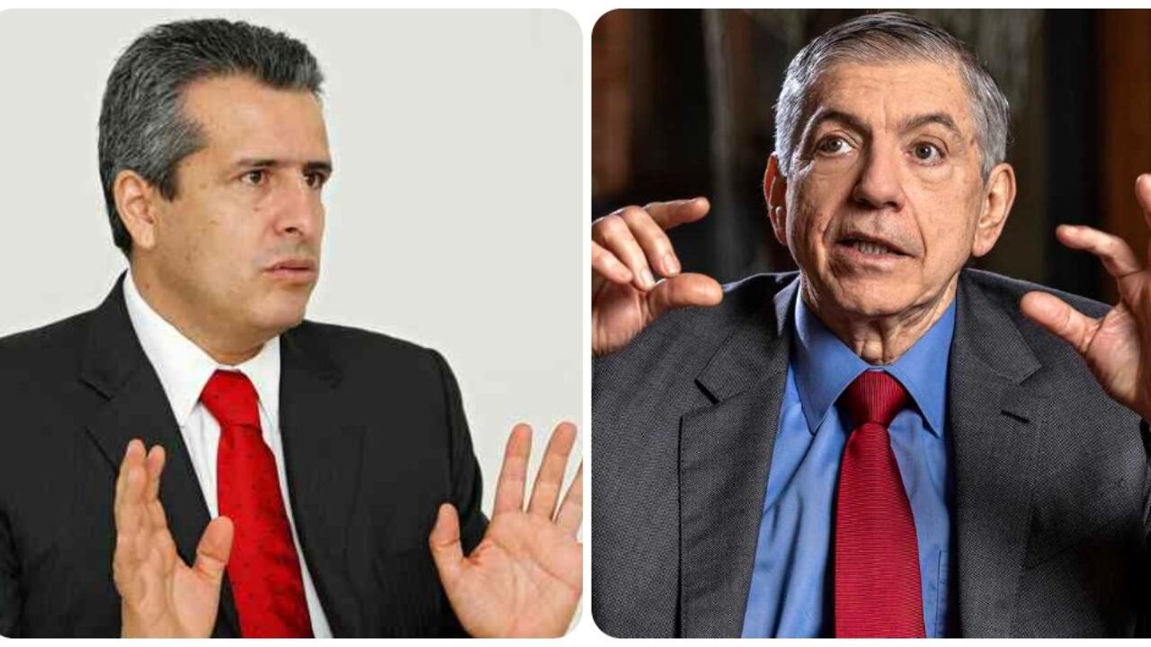 El senador Luis Fernando Velasco y el expresidente César Gaviria