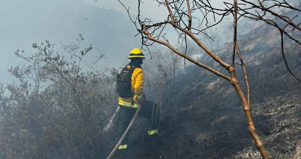 Bogotá reporta un nuevo incendio en el parque Entre Nubes, en la localidad de Usme