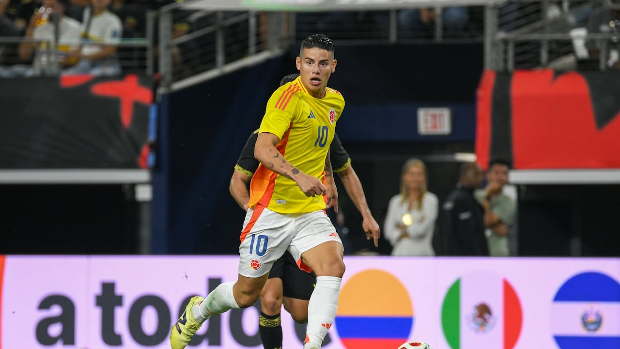 Imagen del partido amistoso de Colombia.