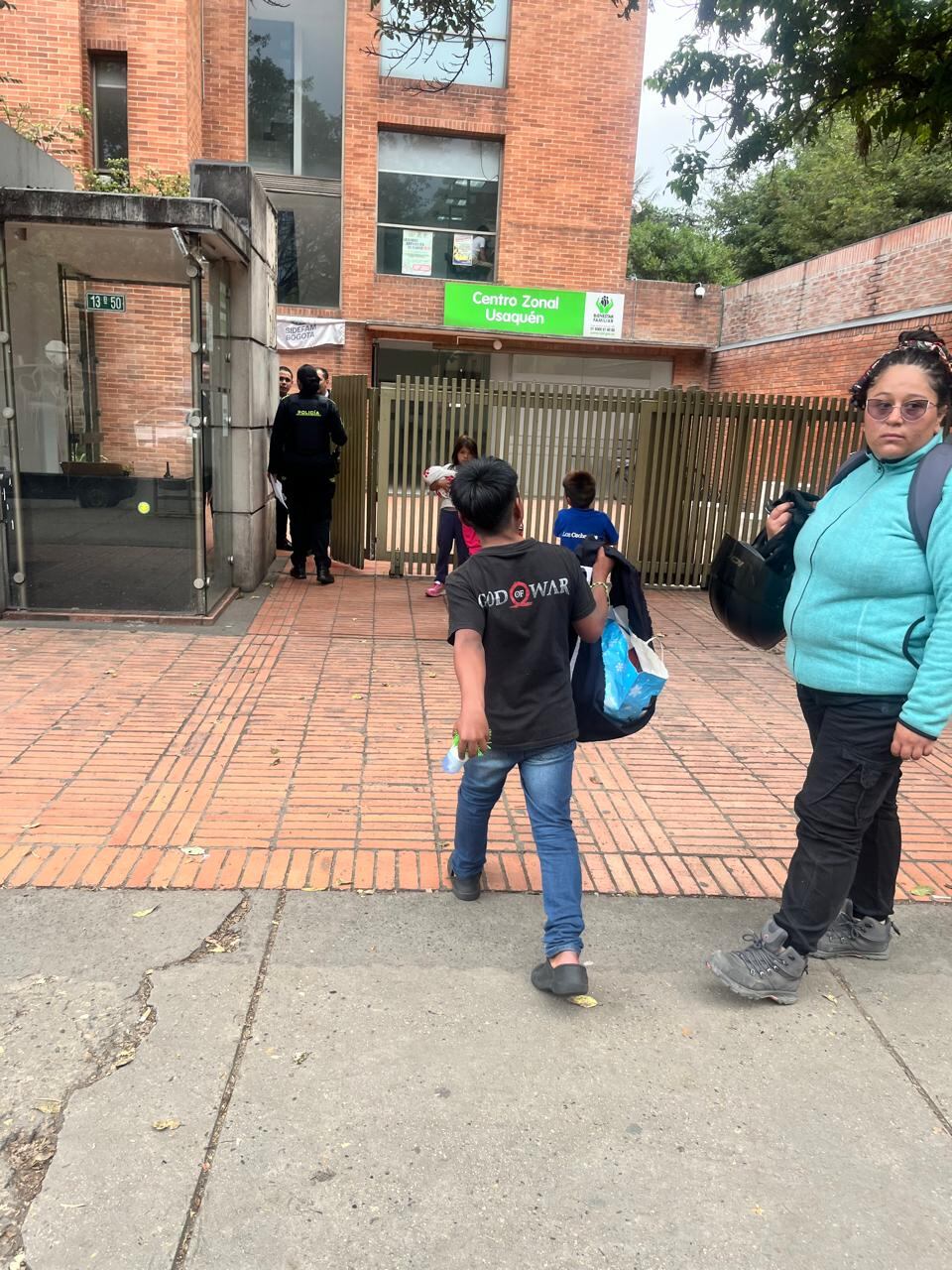 Los niños fueron trasladados al centro transitorio Revivir