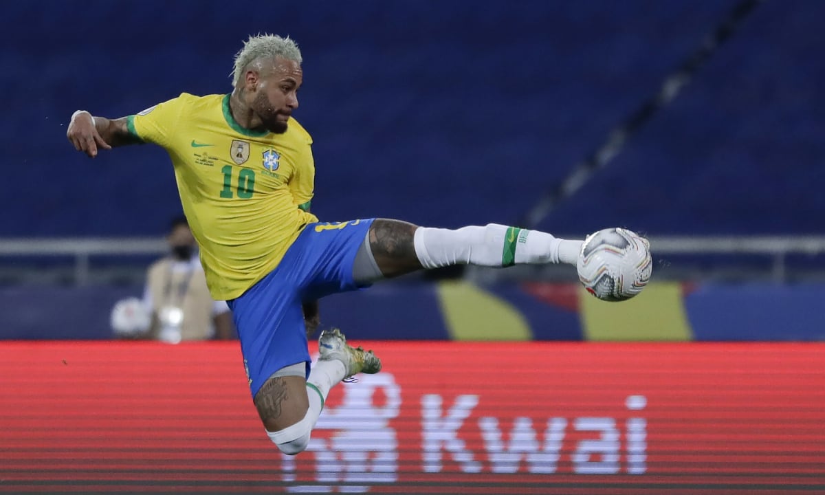 Neymar con Brasil - Copa América. Foto: AP/Silvia Izquierdo