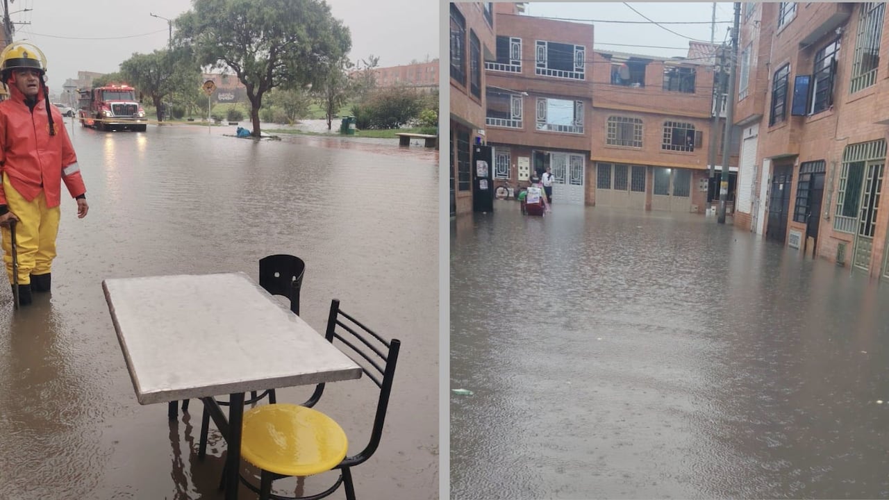 imágenes de las inundaciones causadas plro las lluvias en Cundinamarca.