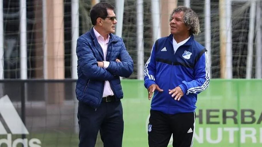 Ricardo 'Pitirri' Salazar (izq.) junto a Alberto Gamero.