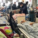 Pacientes infectados con Covid en Shanghái, China.