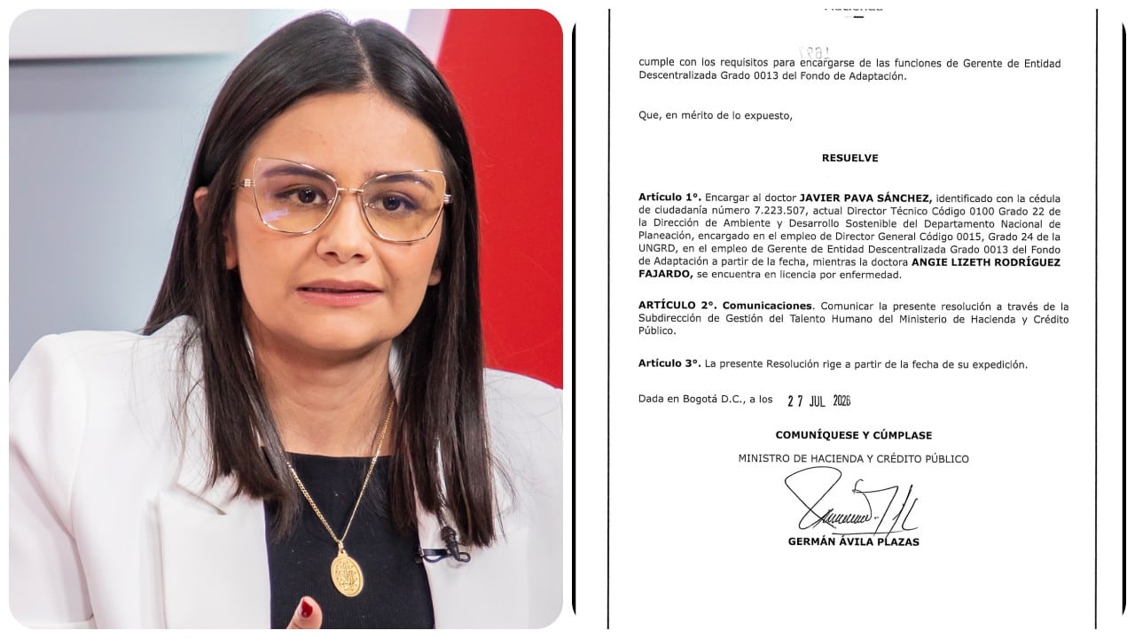 Frente al caso de Angie Rodríguez, con un decreto, el Ministerio de Hacienda confirmó que Javier Pava Sánchez, actual director técnico grado 22 de la Dirección de Ambiente y Desarrollo Sostenible del DNP, será su reemplazo.