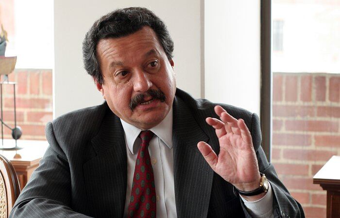 Carlos Lozano, director del semanario 'Voz' y líder importante del Partido Comunista Colombiano (q. e. p. d.).