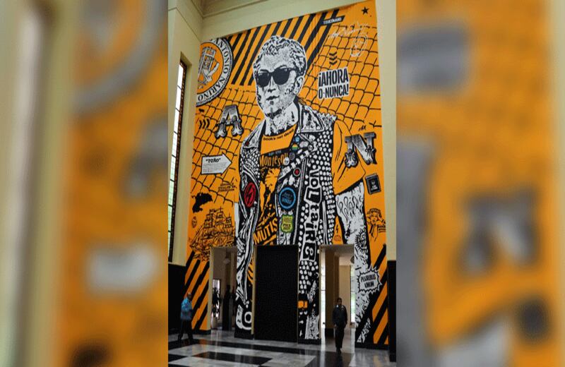 Antonio 'Toño' Nariño. Ahora o nunca. Las ideas son para divulgar. Bogotá, Biblioteca Nacional de Colombia, 2015. Fotografía: Toxicómano