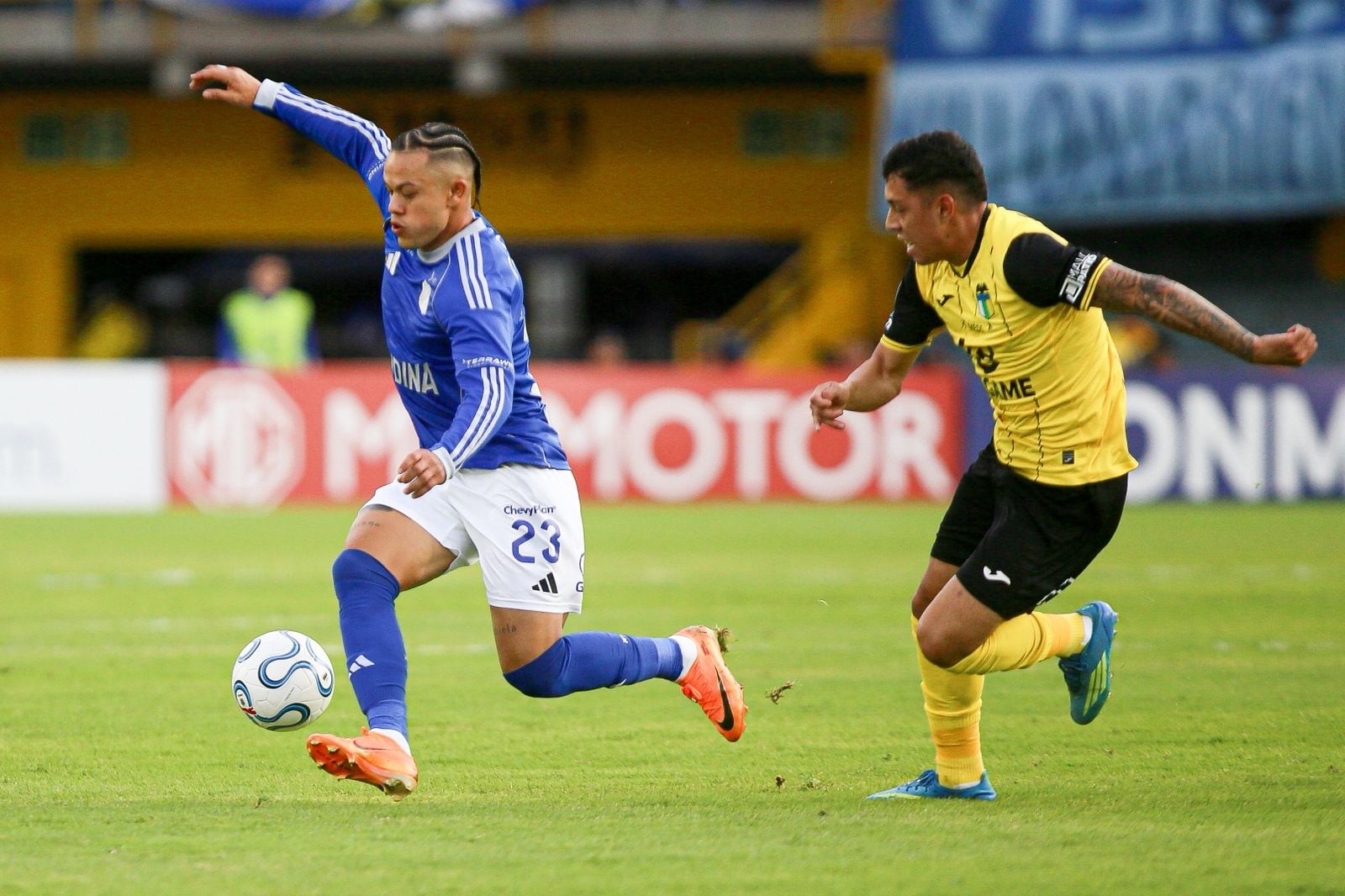 Imagen del partido de la fecha 6 de la fase de grupos de la Copa Sudamericana 2026, entre Millonarios y O'Higgins.