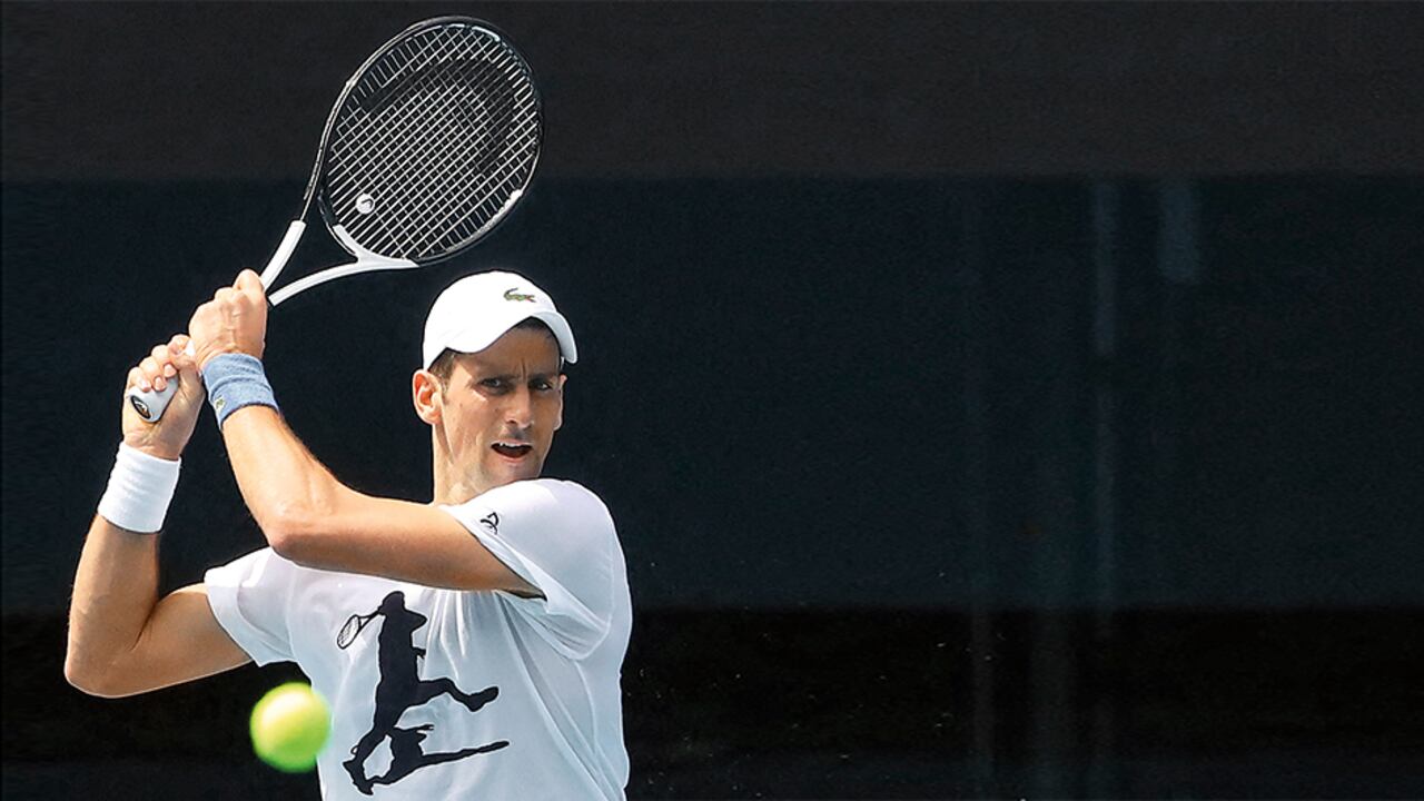 Novak Djokovic está empatado con Nadal y Federer en el número de Grand Slams ganados. Esta sería su oportunidad para aventajarlos, ya que Federer no participará.