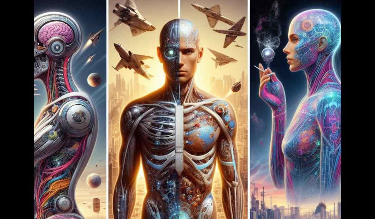 La IA genera imágenes sobre cómo imagina que se vería la especie humana en unos 1000 años.