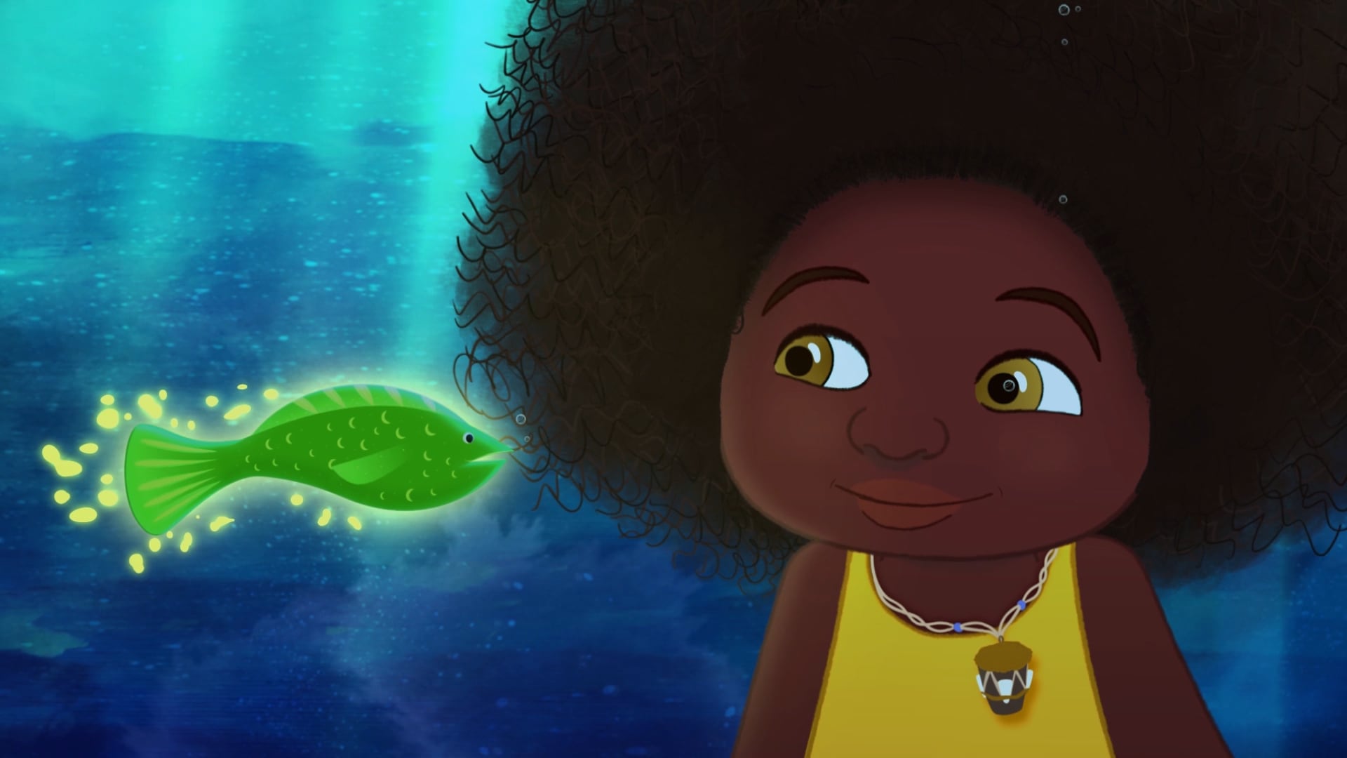 El susurro del mar es un largometraje animado hecho por el estudio caleño Fosfenos.