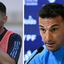 Scaloni dejó en el aire la titularidad de Lionel Messi.