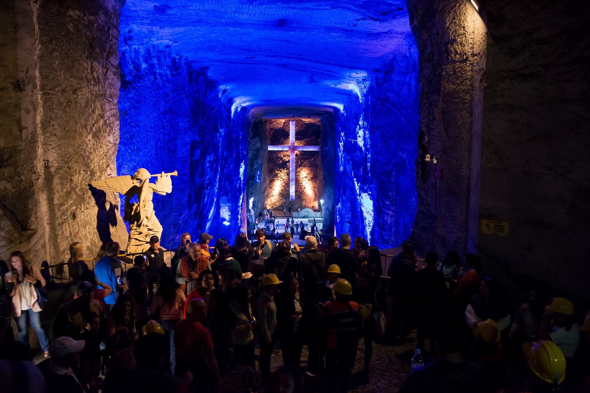 La Catedral de Sal de Zipaquirá, en Cundinamarca.