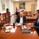 Reunión entre el Gobierno y el gerente de la Federación de Cafeteros, sobre el contrato de administración del Fondo que le quieren quitar al gremio.