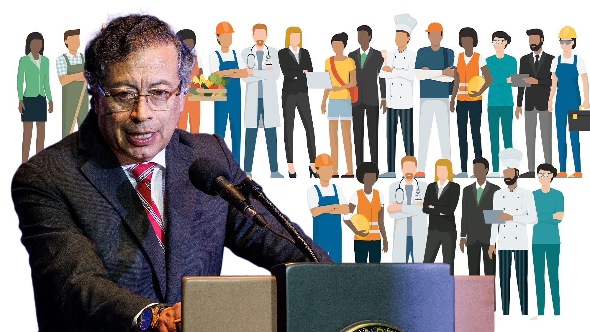 Gustavo Petro como afecta a los de prestación de servicios