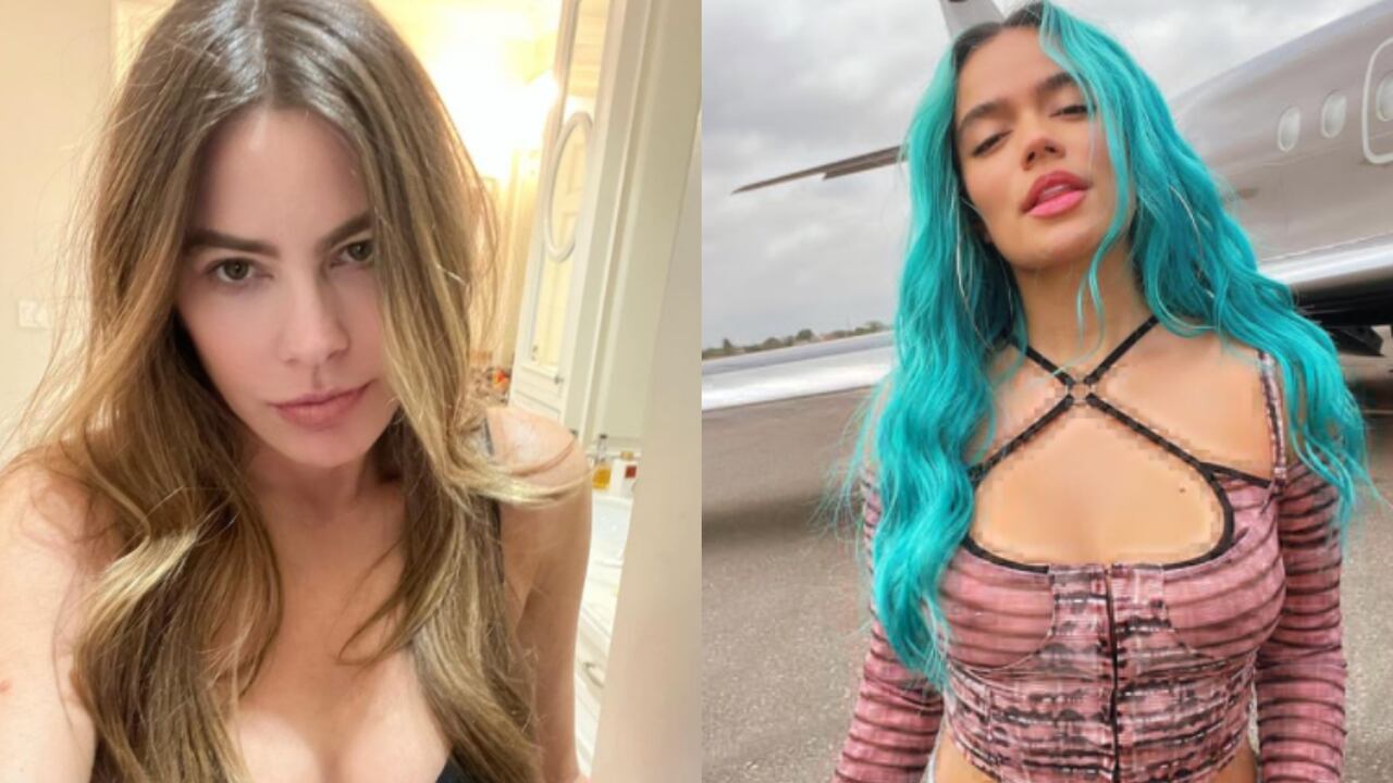 Sofía Vergara compartió una fotografía en la que muestra un look inspirado en Karol G.