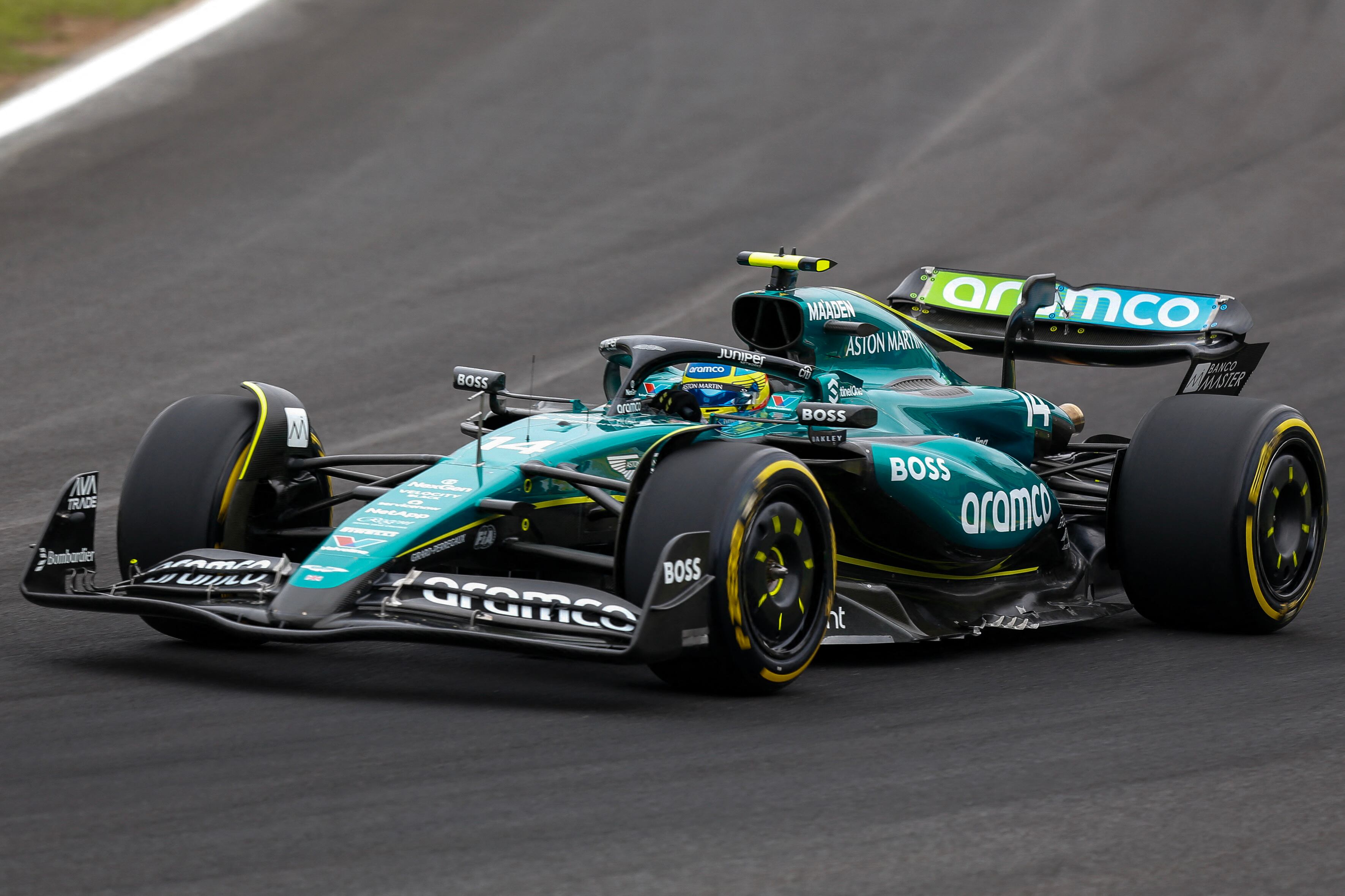 Fernando Alonso logró competir pese a que hace pocos días tuvo percances de salud.