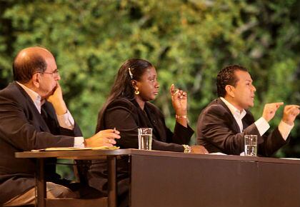 Los candidatos a la Alcaldía de Cali Rodrigo Guerrero, María Isabel Urrutia y Milton Castrillón discutieron sobre los principales temas de la ciudad en el gran debate de la alianza de medios. 