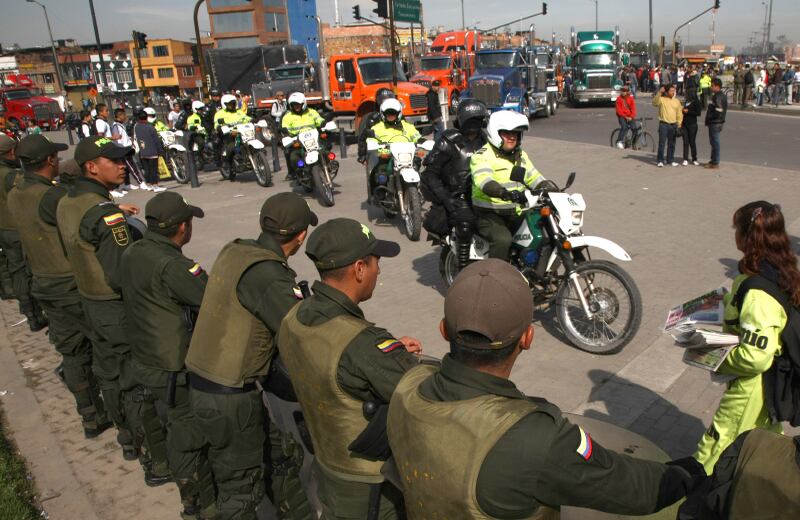 El cese de actividades de los conductores también se siente en otras ciudades como Medellín, Barranquilla y Cartagena.