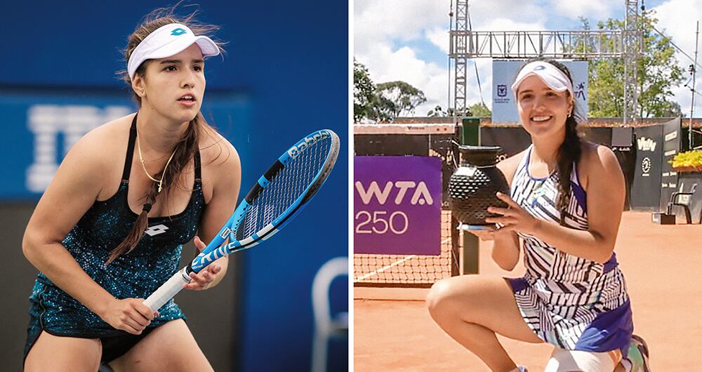   La tenista colombiana se despidió de Wimbledon y ahora sueña con alcanzar un cupo olímpico.