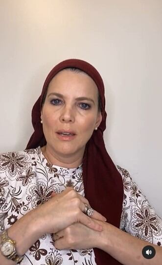 La actriz agradeció a quienes se preocupan por ella y su familia