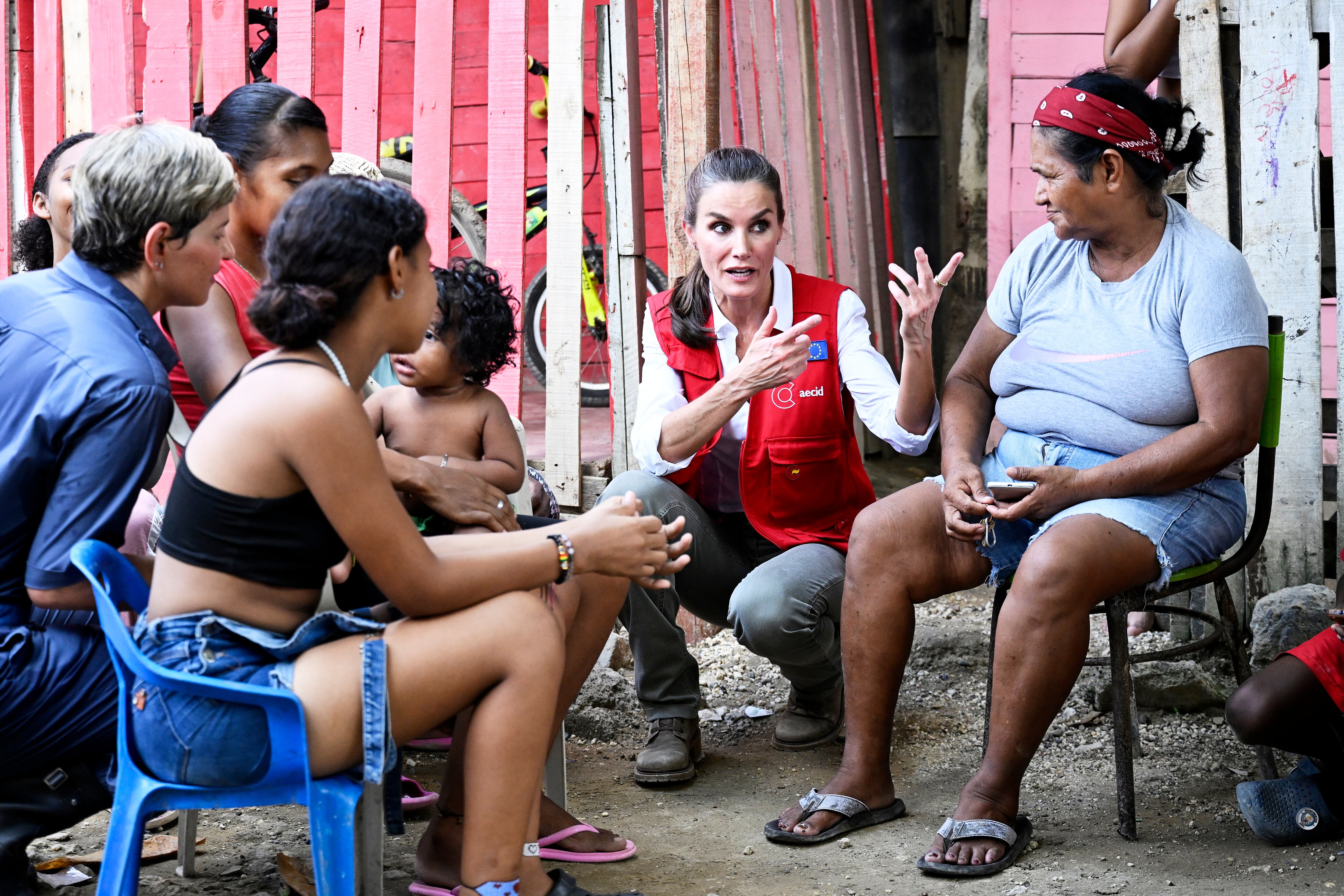 Day 1 - Queen Letizia Visit Colombia On Cooperation Trip