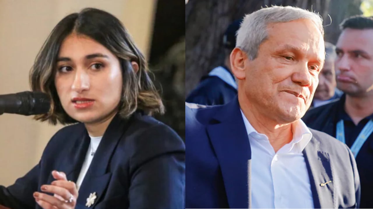 Laura Sarabia y Carlos Ramón González.