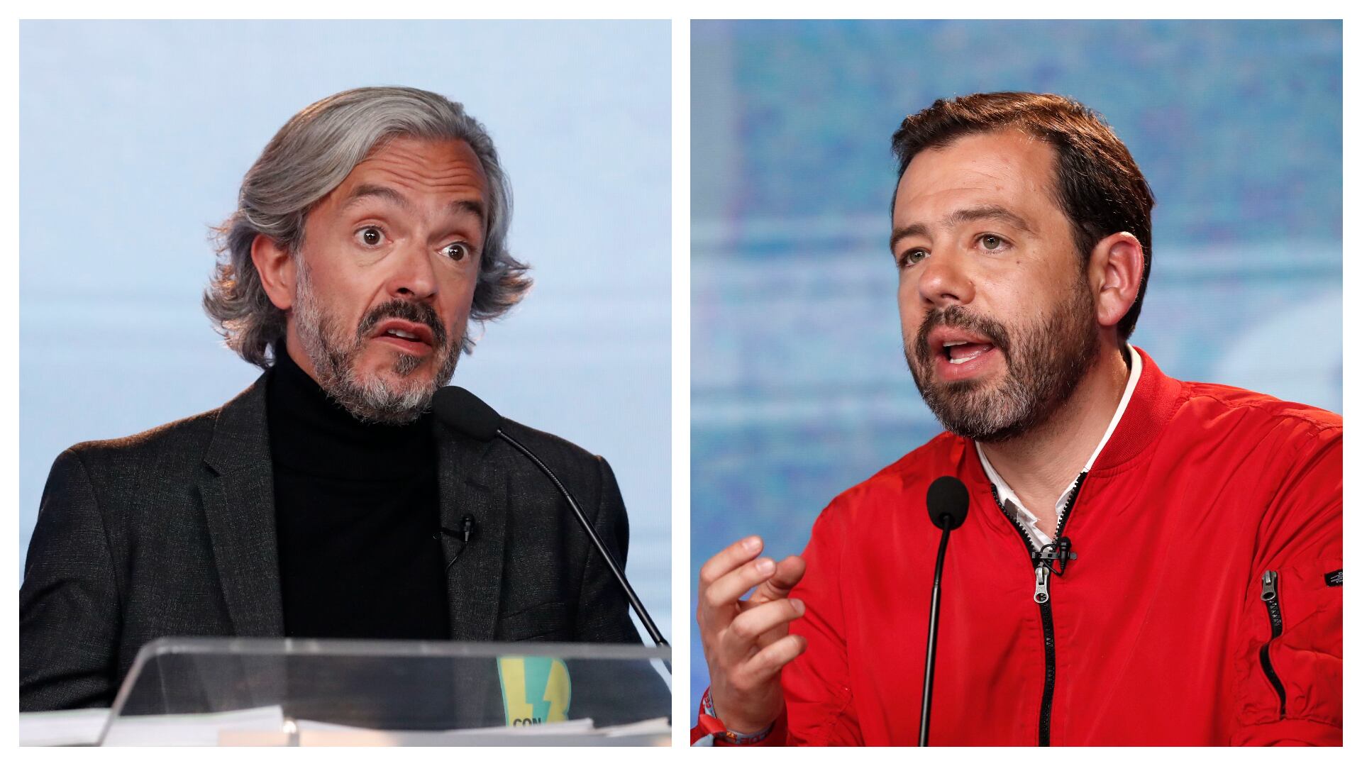 Juan Daniel Oviedo y Carlos Fernando Galán.