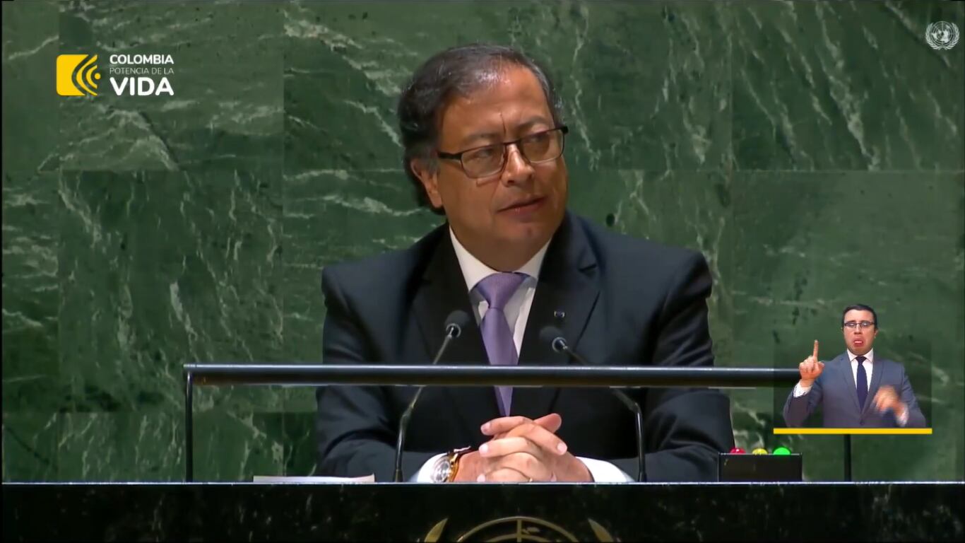 Gustavo Petro en Naciones Unidas