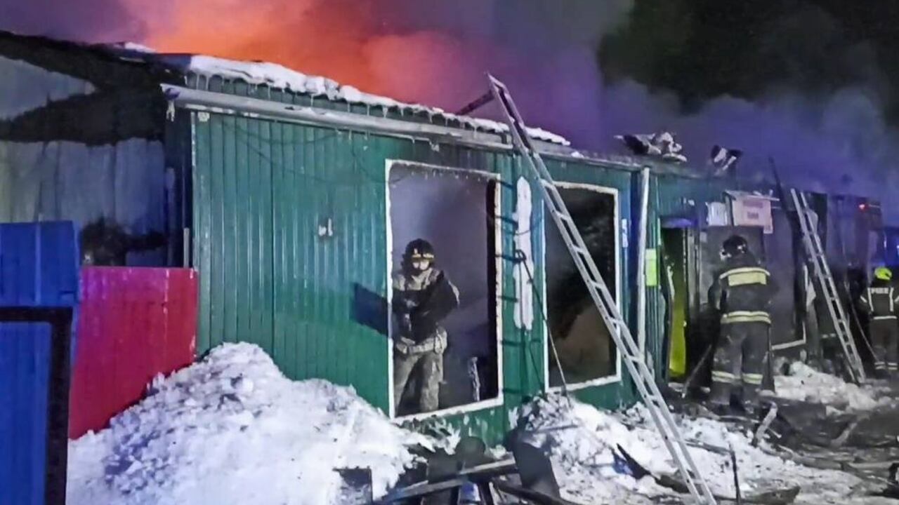 Residencia de ancianos incendiada
MINISTERIO DE SITUACIONES DE EMERGENCIA DE RUSIA
24/12/2022