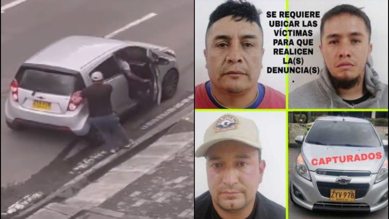 Los delincuentes fueron capturados poco después de haber cometido el hurto.