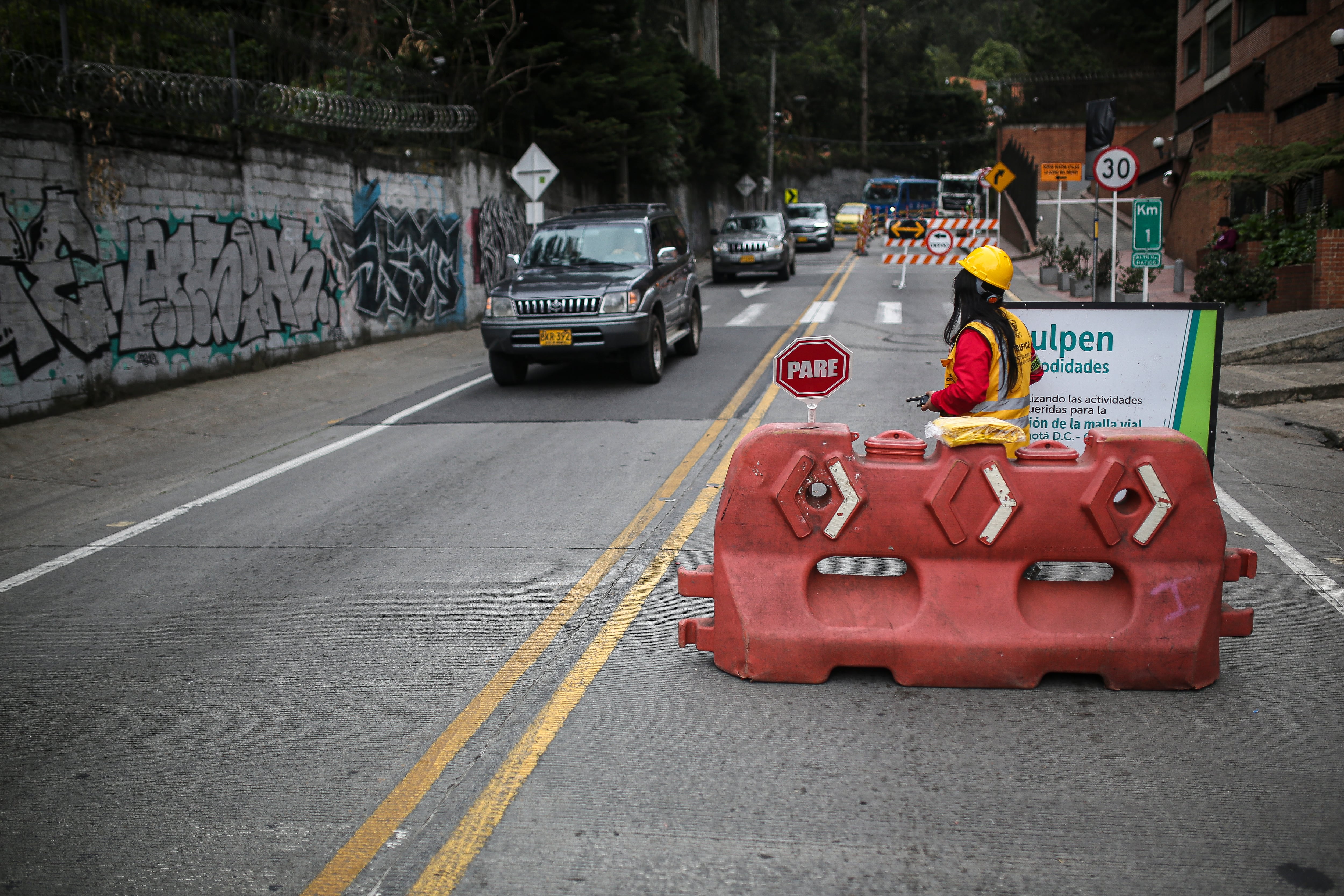 Trancon vía la calera, arreglos