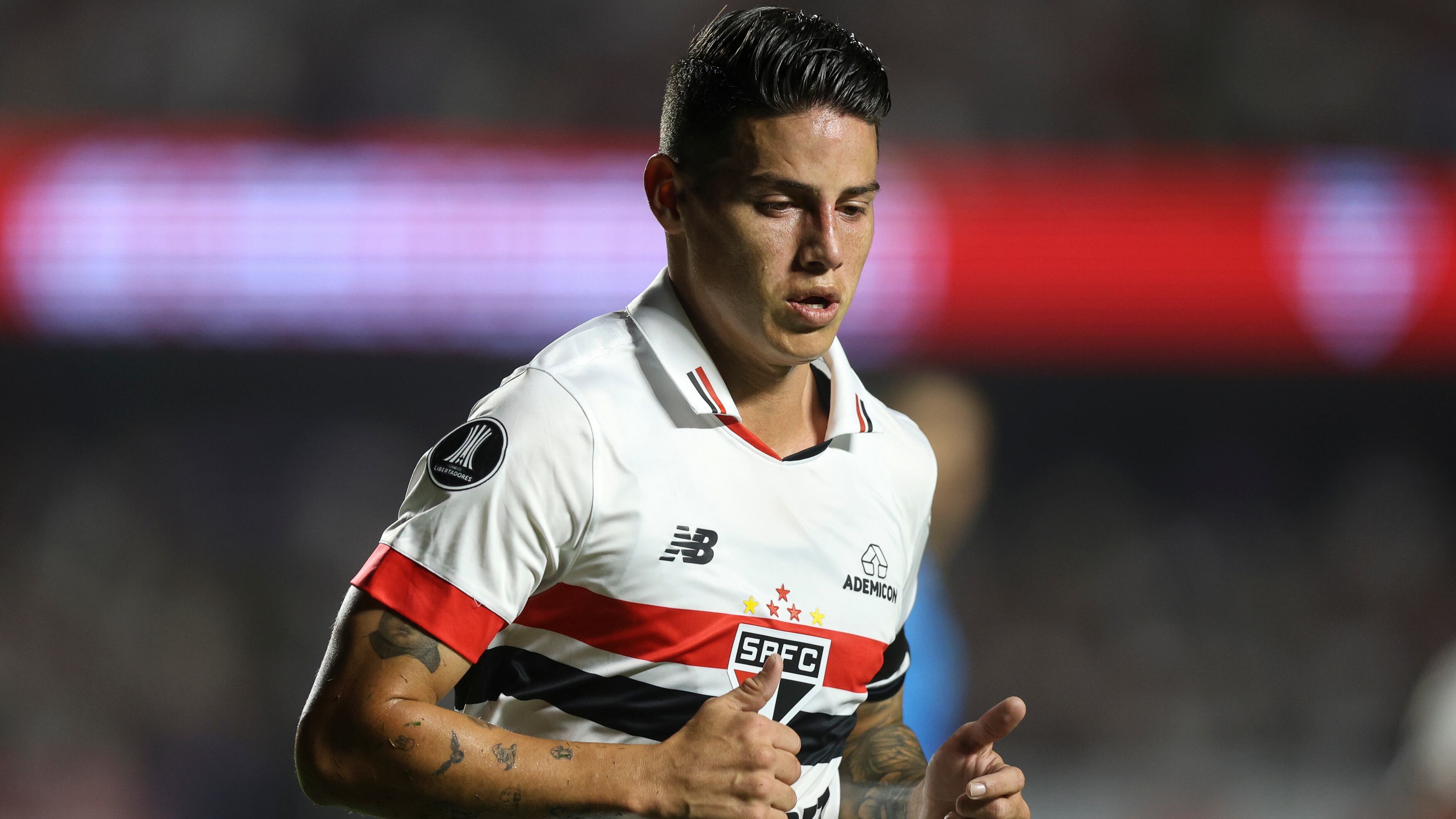 James Rodríguez, actualmente, juega en el fútbol brasileño (Sao paulo).