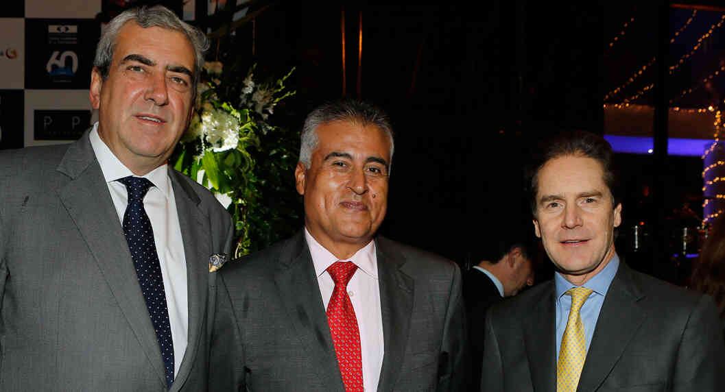 Camilo Cano, Jaime Rodríguez y Roberto Moreno.