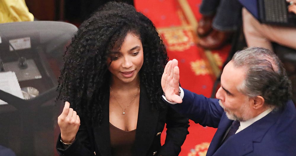 Gustavo Petro, en un Consejo de Ministros televisado, denominó a Guerrero como la joven "rebelde".