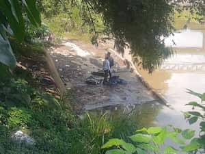 Los restos fueron encontrados en un caño del barrio San Judas Tadeo.