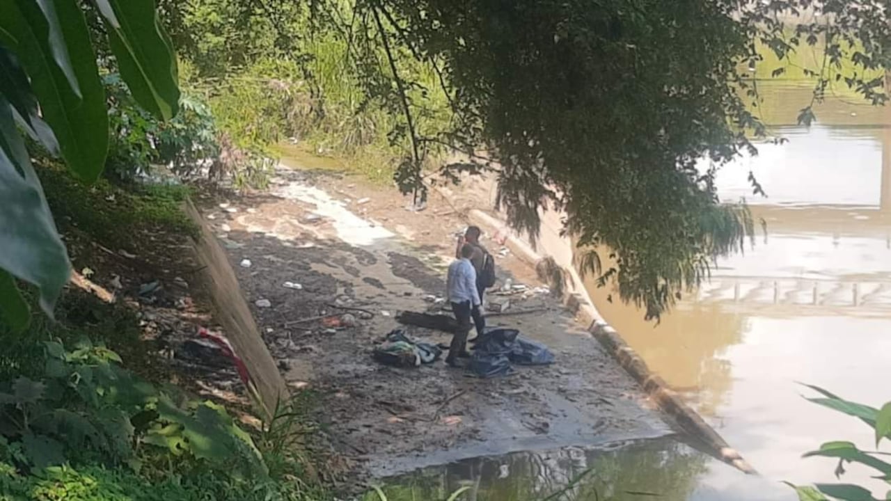 Los restos fueron encontrados en un caño del barrio San Judas Tadeo.