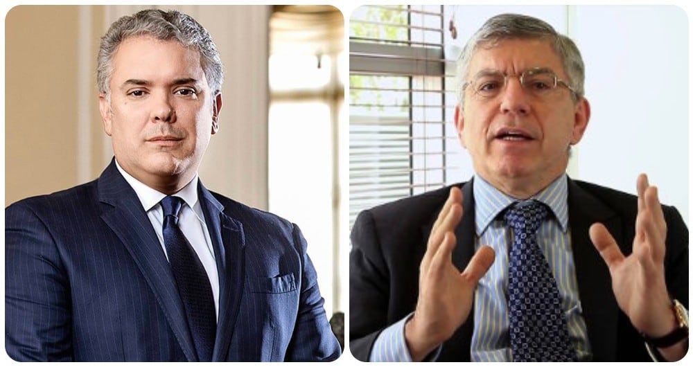 Iván Duque y César Gaviria